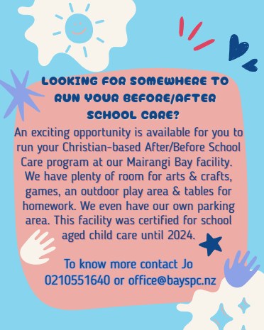 Looking for somewhere to run before/after school care program